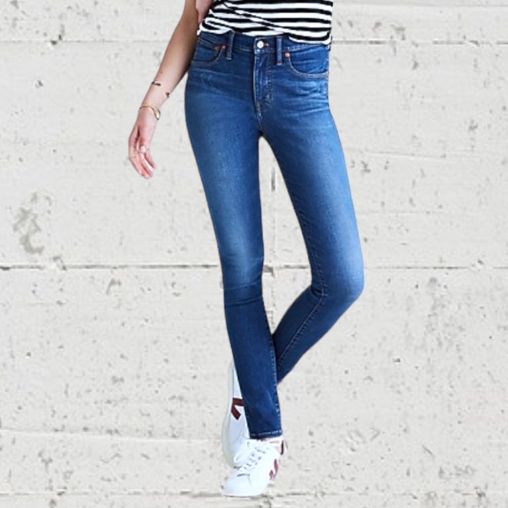 Madewell 9” Mid-Rise Denim Skinny Jeans